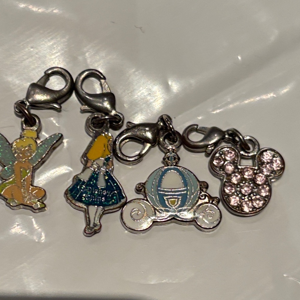 Disney Enchanted Charm Collection - Green, Blue, Pink